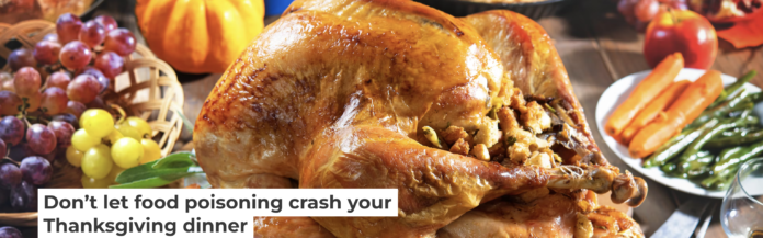 Undercooked turkey is a leading cause of foodborne illness on Thanksgiving. AlexRaths/iStock via Getty Images Plus